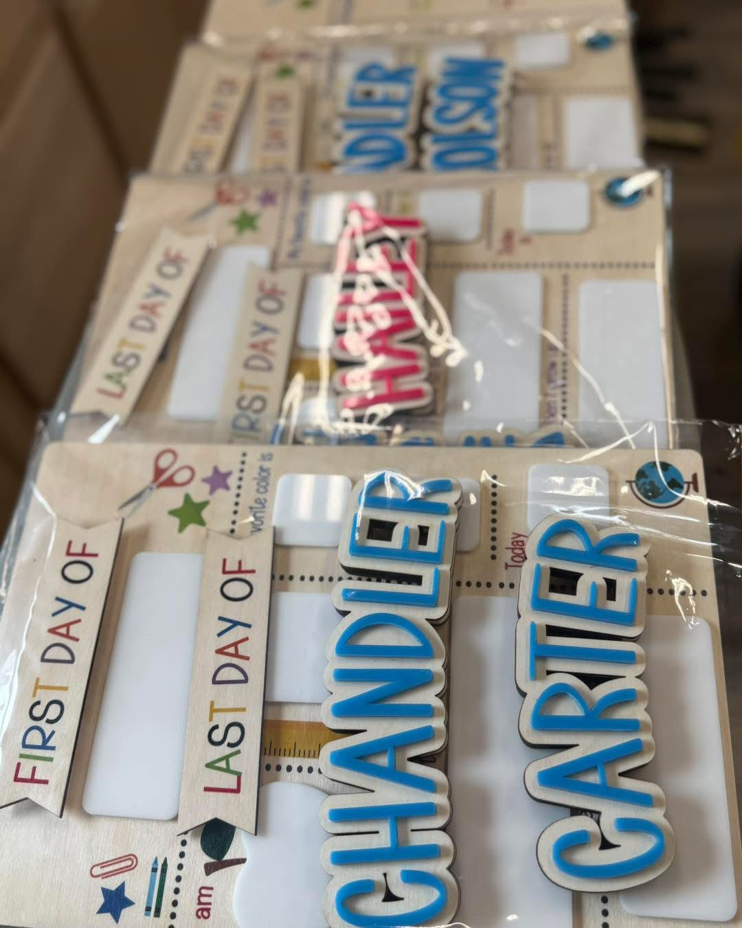 Back to School Photo Boards