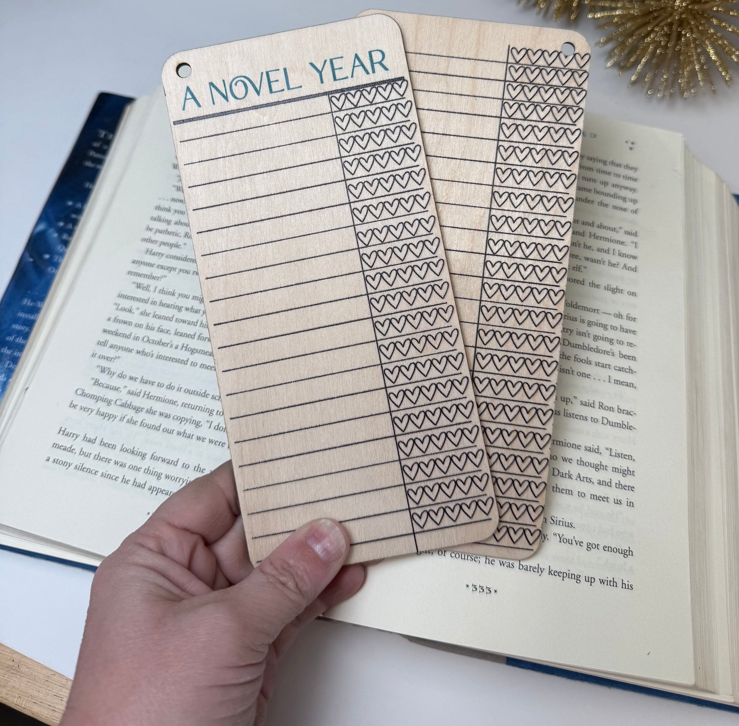 A Novel Year Bookmark