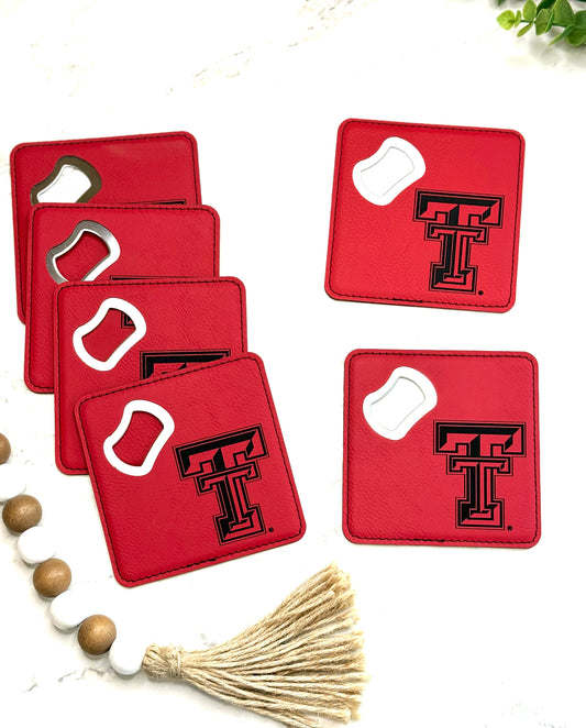 Coaster bottle opener