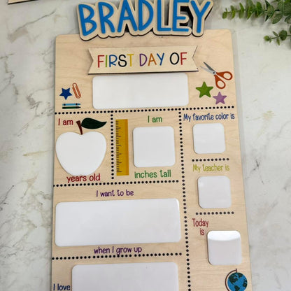 Back to School Photo Boards