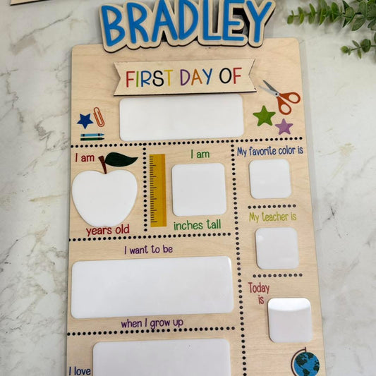 Back to School Photo Boards