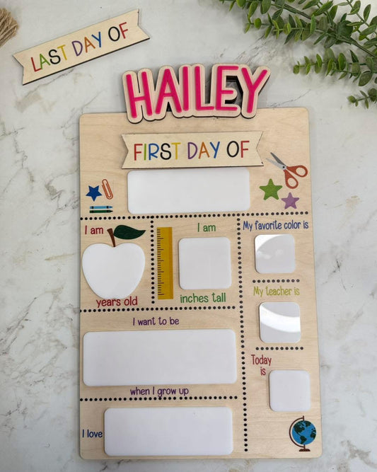 Back to School Photo Boards