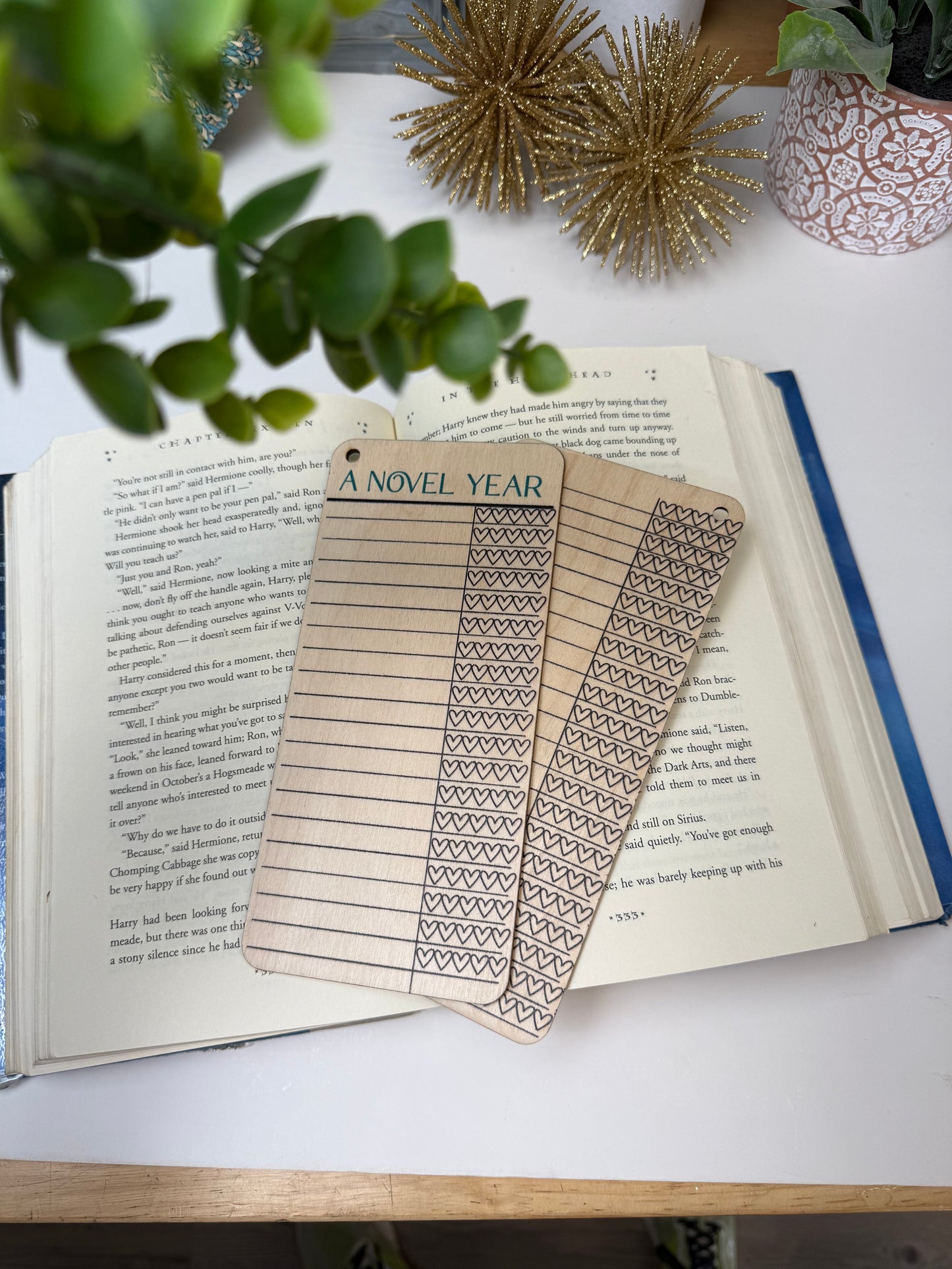 A Novel Year Bookmark